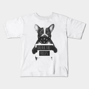 Rebel dog Kids T-Shirt